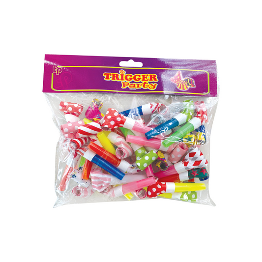 Σετ 24 σφυρίχτρες φρου φρου 6,5cm (00405190)