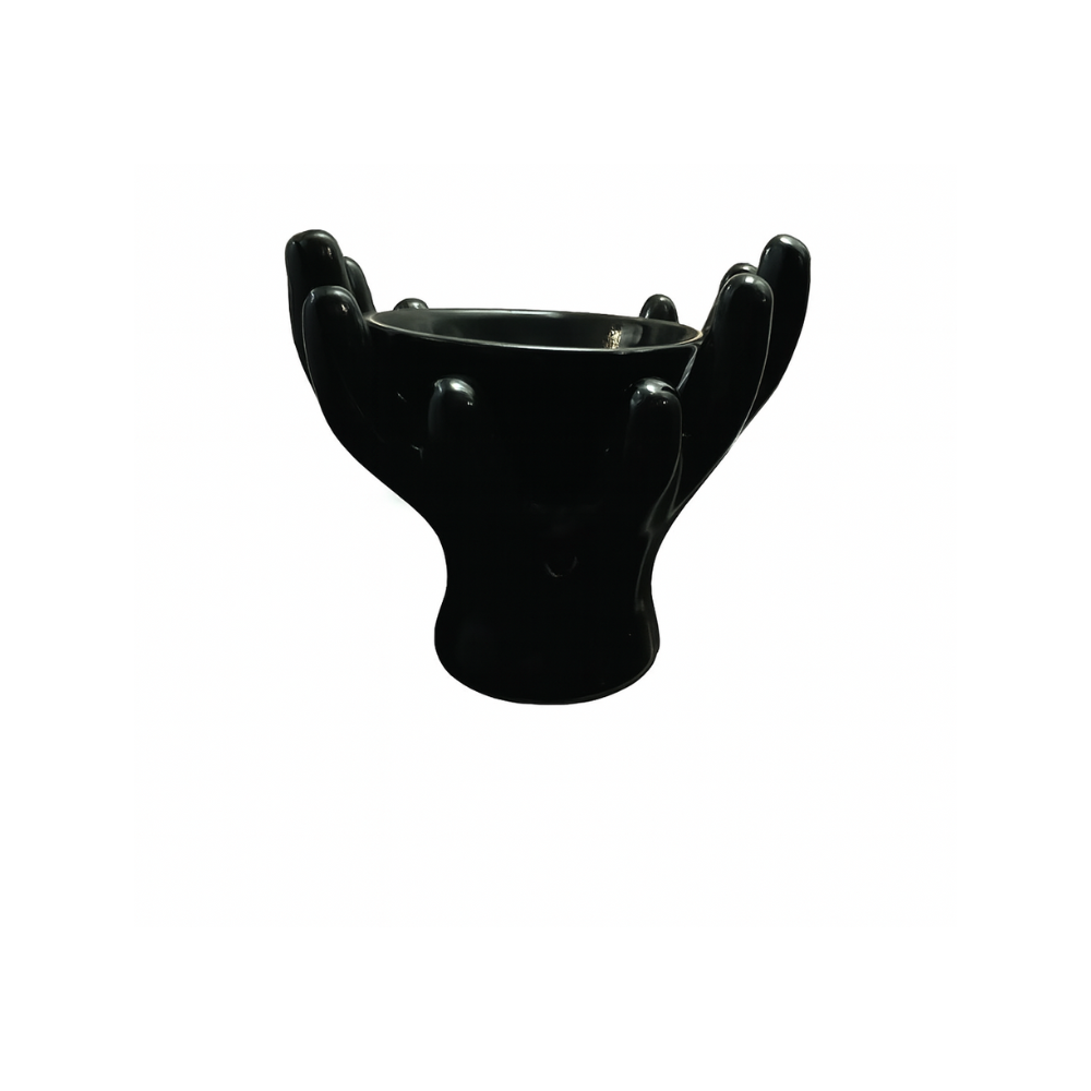 Καυστήρας αιθέριων ελαίων Ανοιχτό Χέρι Μαύρο (10701302)