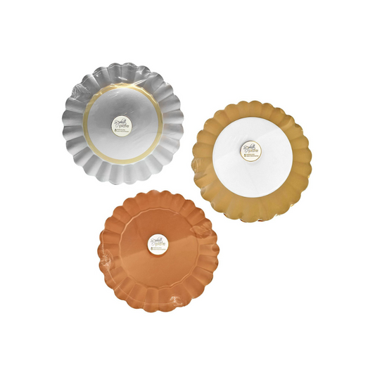 Βάση Τούρτας Χάρτινη Μεταλιζέ 8 τμχ