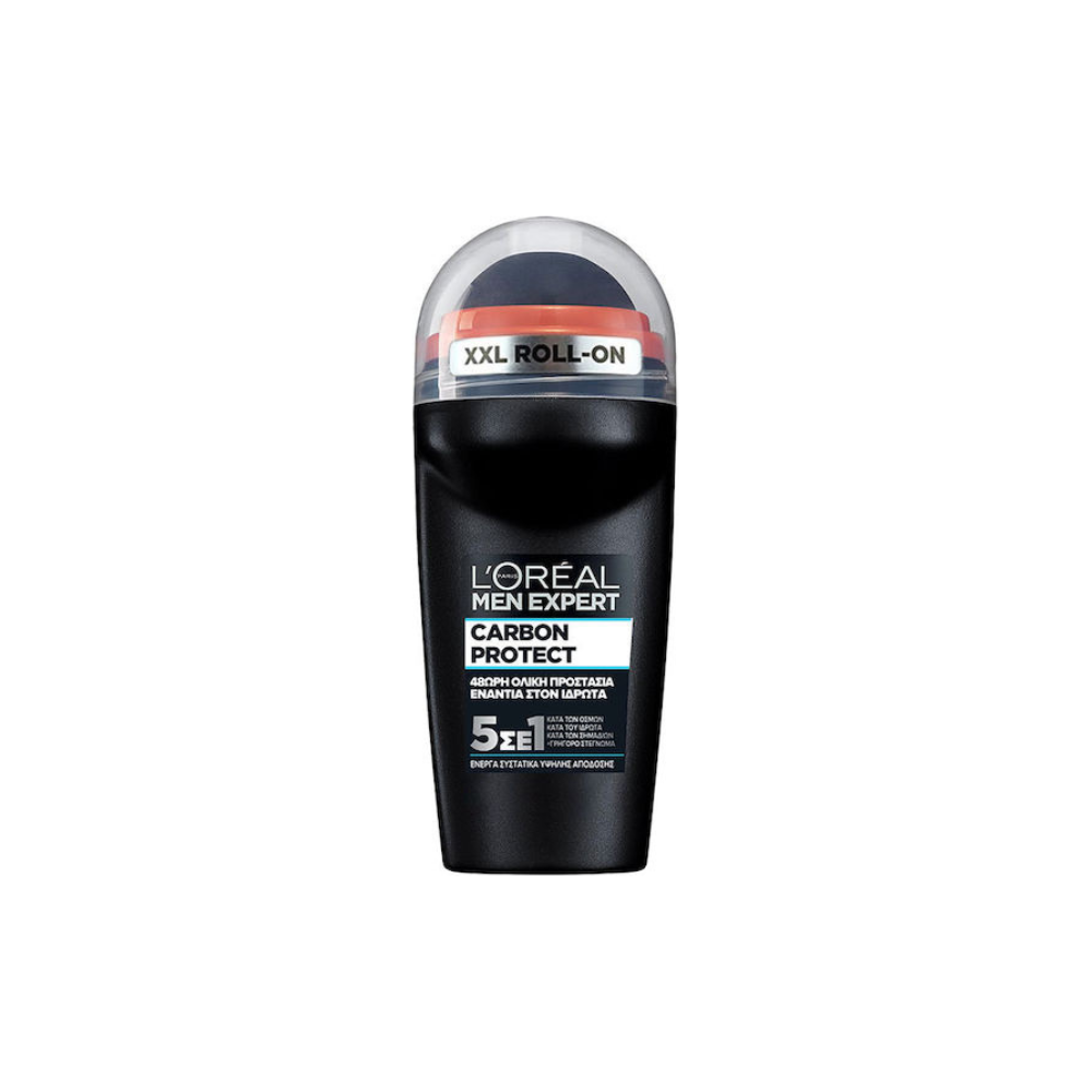 L'Oreal Men Expert Carbon Protect 4 in 1 Αποσμητικό 48h σε Roll-On 50ml