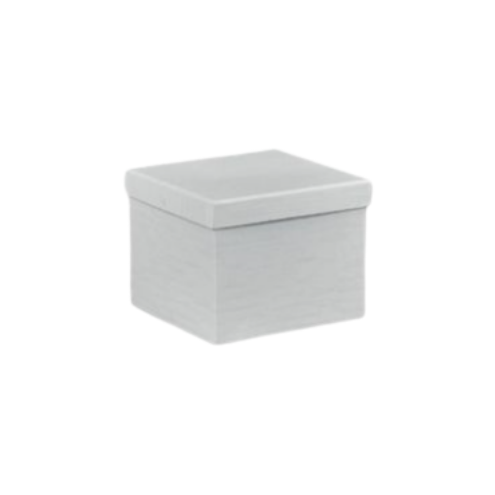 Χάρτινο Επενδυμένο Κουτί Δώρου Λευκό 14x14x11,5 εκ. (37414)