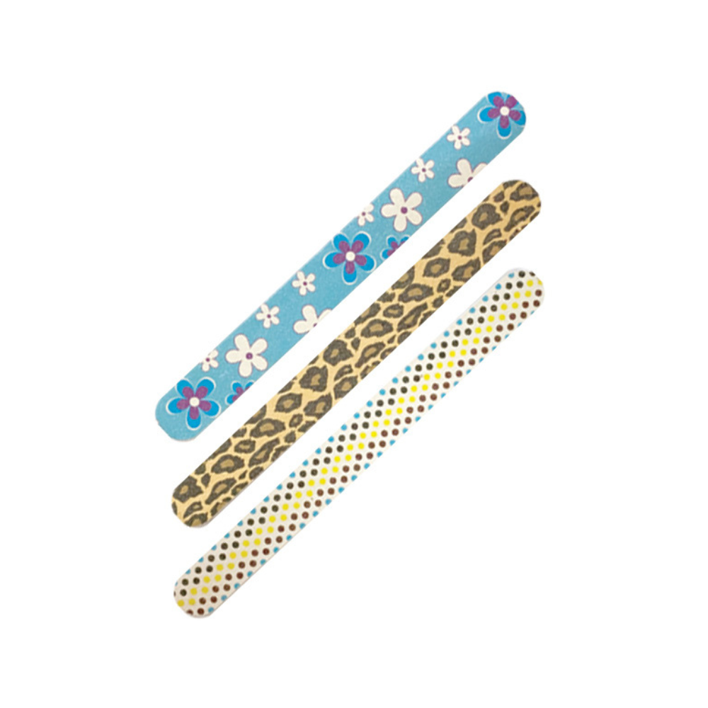 Σετ 3 χάρτινες χρωματιστές λίμες νυχιών (40501672)