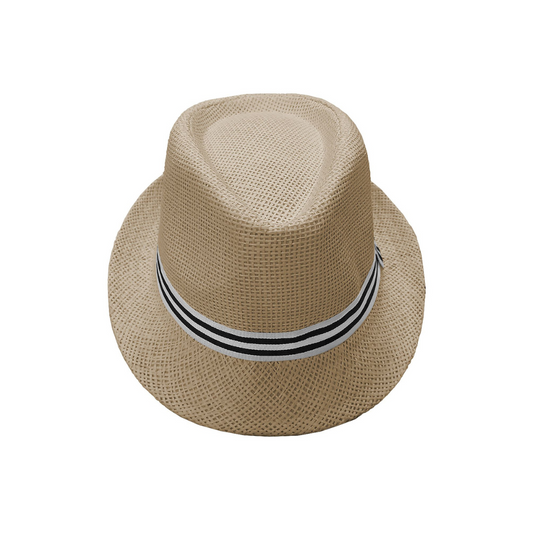 Καπέλο Καβουράκι Μπεζ με Κορδέλα 29cm unisex (42-2735)