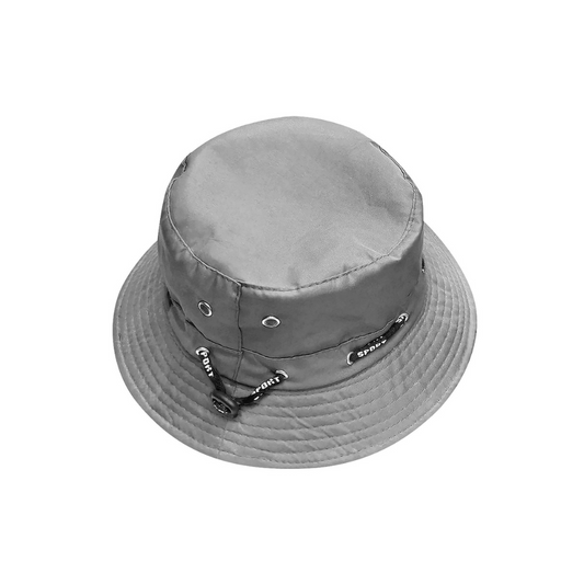 Καπέλο Κώνος Ανδρικό με Κορδόνι Γκρι (42-286)