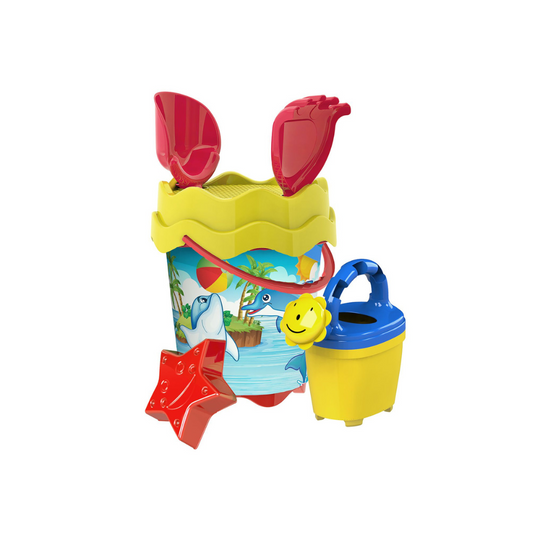 Σετ Παραλίας Κουβαδάκι Δελφίνια 6 τμχ