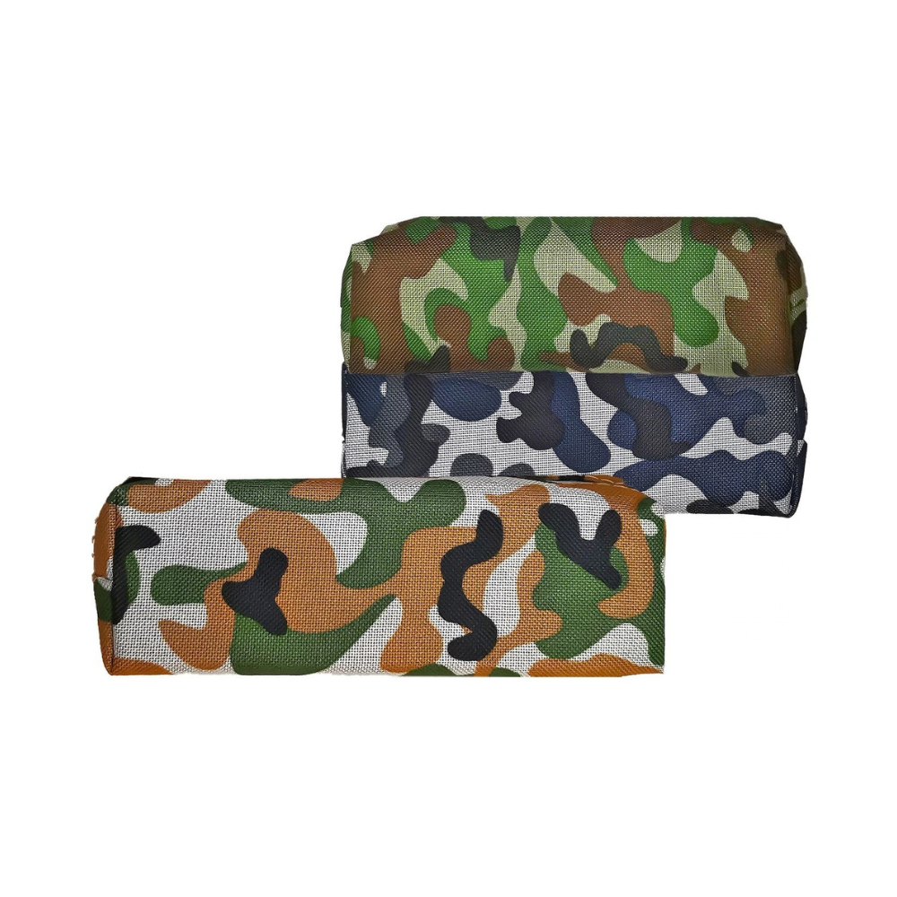 Κασετίνα Army Παραλλαγής Ορθογώνια Λευκό 19x5x4cm (50-2937)