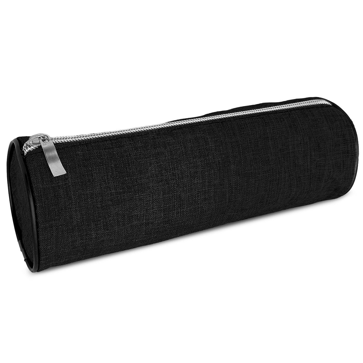 Κασετίνα Βαρελάκι Μαύρη 22x8cm (50-3443)