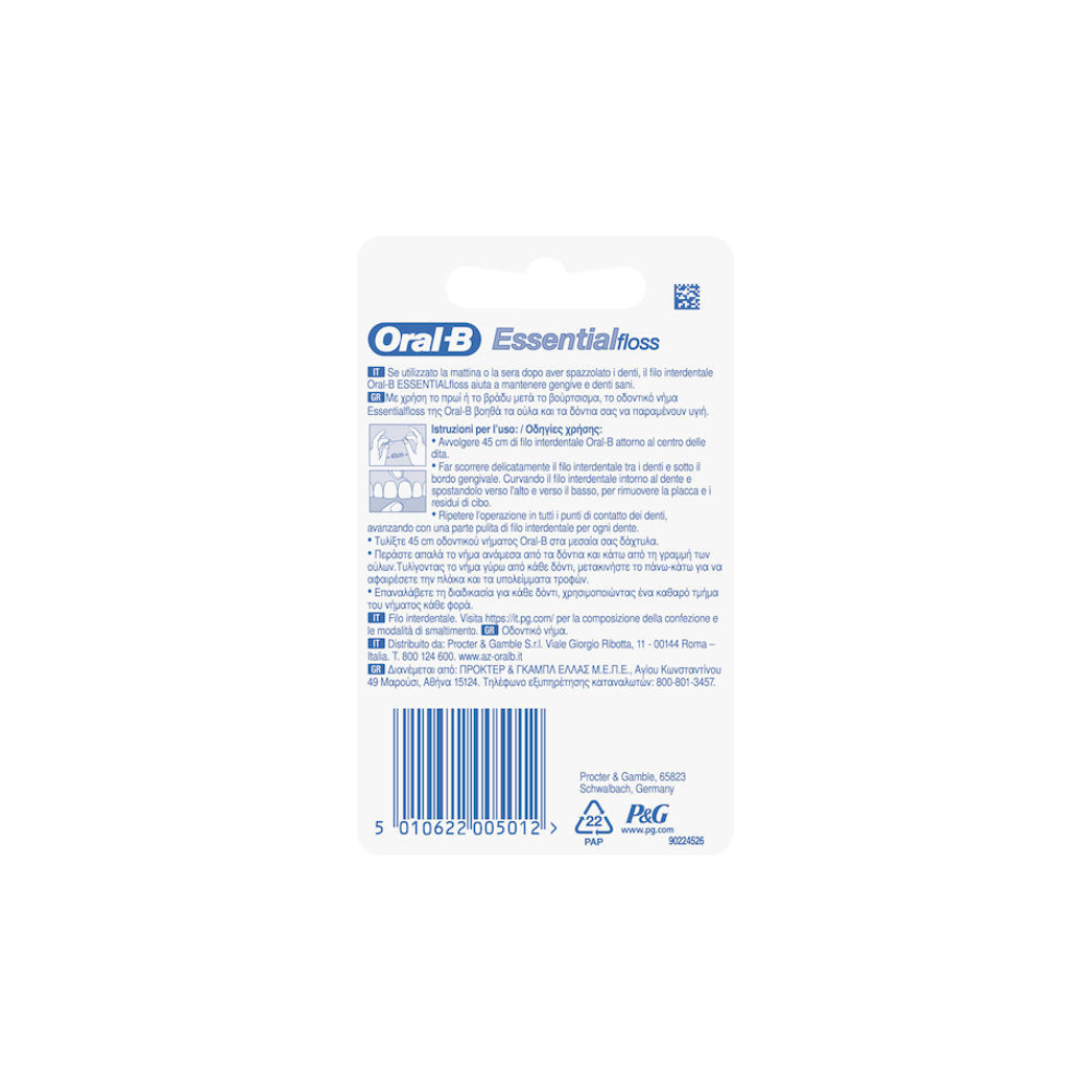 Oral-B Essential Floss Οδοντικό Νήμα 50m