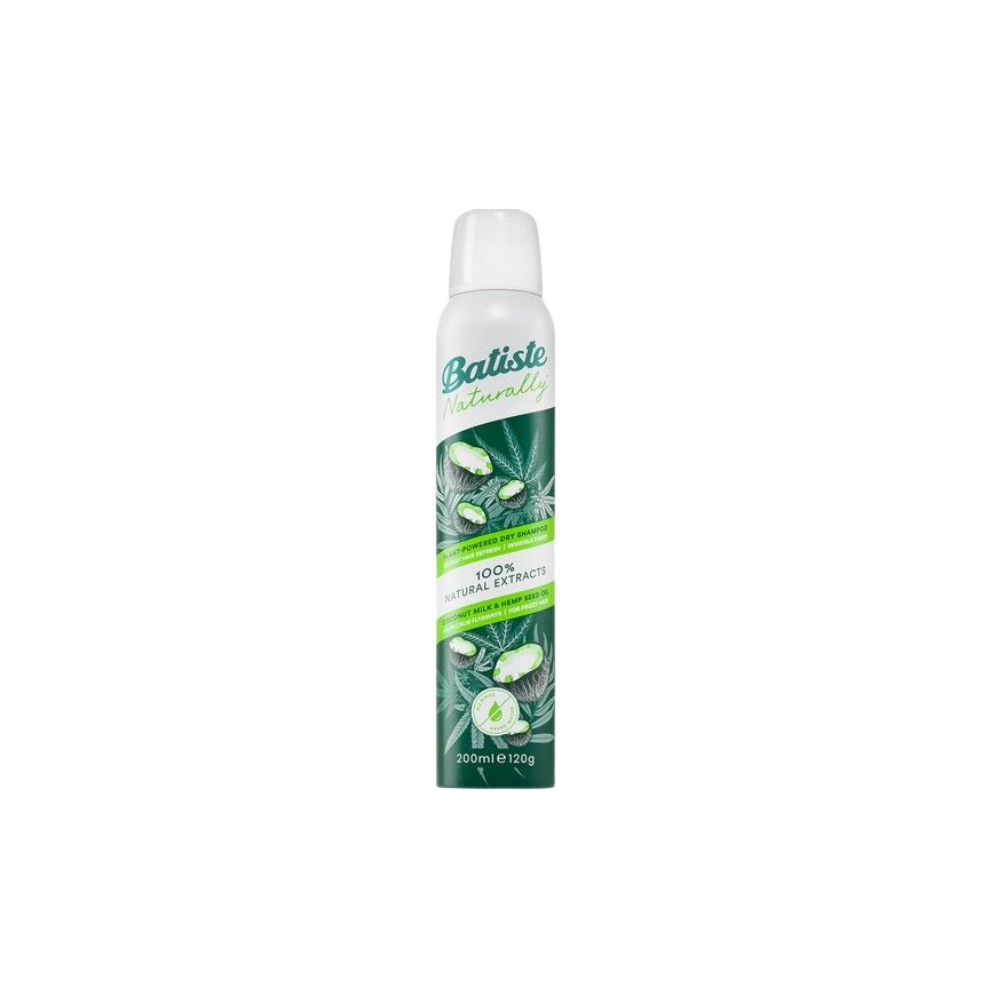 Batiste Naturally Coconut Milk & Hemp Ξηρό Σαμπουάν για Φριζαρισμένα Μαλλιά 200ml