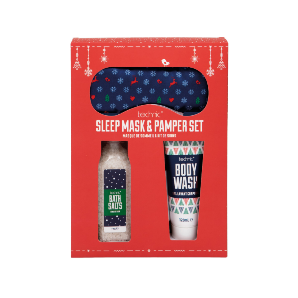 W7 Christmas Novelty Sleep Mask & Pamper Set