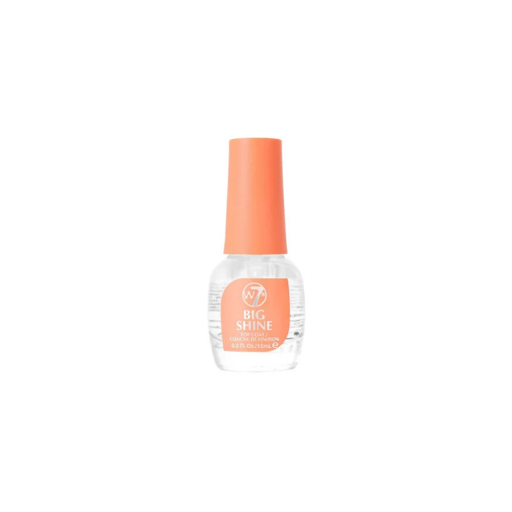 W7 Big Shine Top Coat Nail Treatment 15ml
