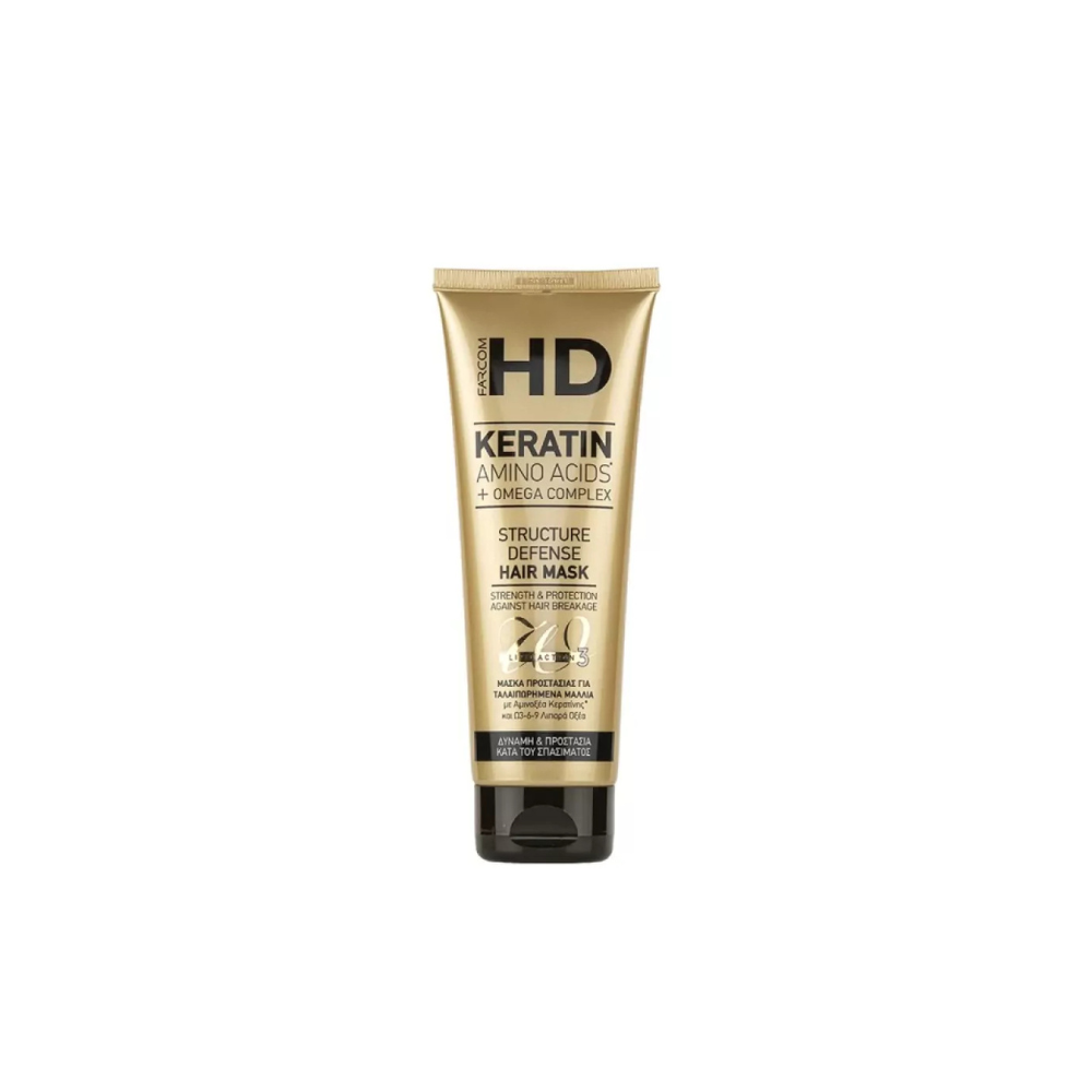 Farcom HD Keratin Structure Defense Μάσκα Μαλλιών για Επανόρθωση 250ml