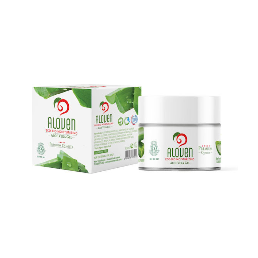 Aloe Vera Naxos Eco-Bio Ενυδατικό Gel Προσώπου με Aloe Vera 50ml