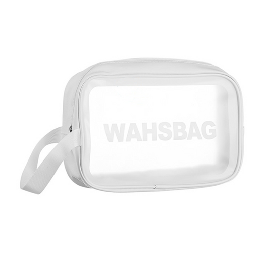 Διάφανο νεσεσέρ Washbag 25Χ15εκ λευκό