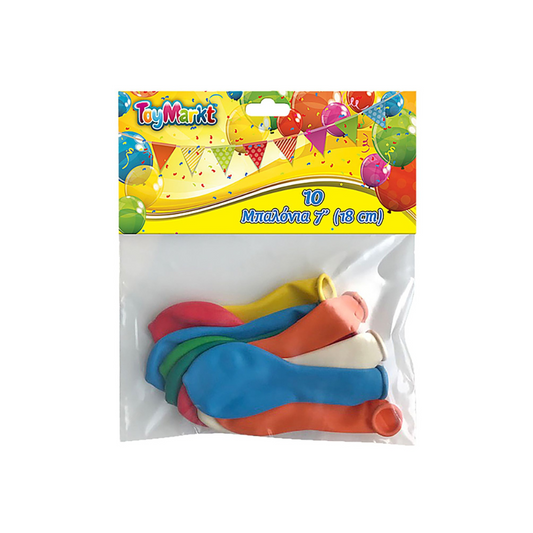 Σετ 10 τεμ Μπαλόνια 7" 18cm