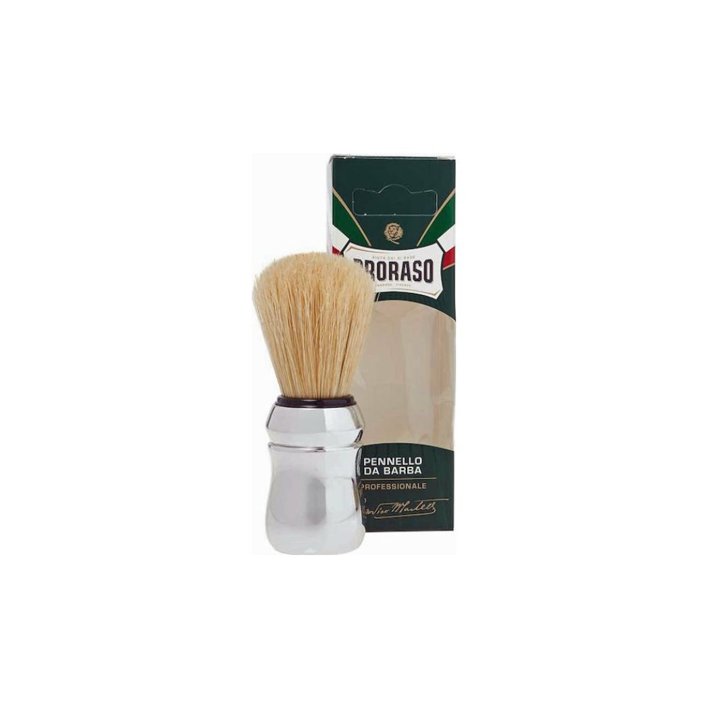 Proraso Shaving Brush Πινέλο Ξυρίσματος Λευκό με Τρίχα Χοίρου