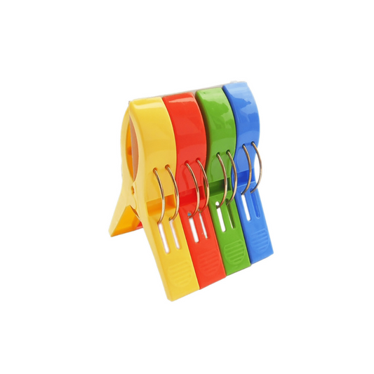 Μανταλάκια για Πετσέτα Παραλίας 4τμχ