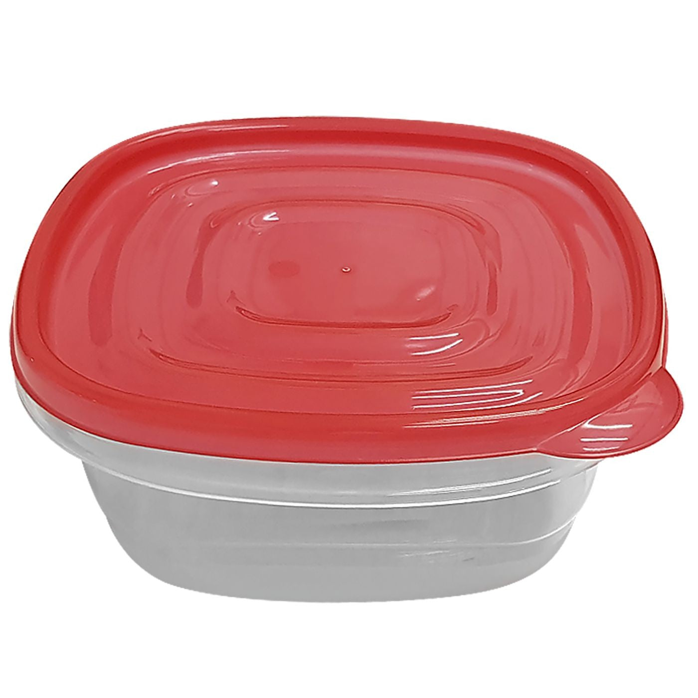 Δοχείο Τροφίμων Πλαστικό Κόκκινο 1L18x16x7,5cm (81-685)