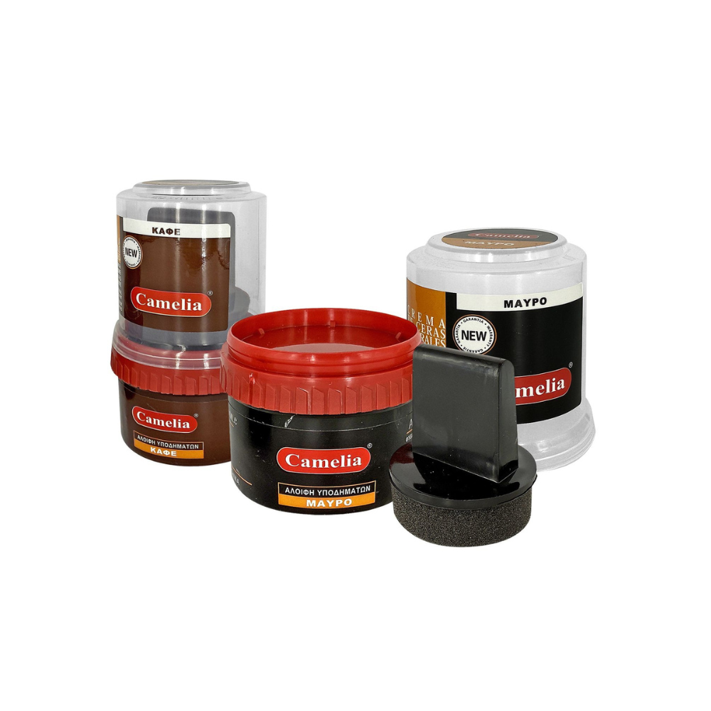 Sidirela Αυτογυάλιστη Πάστα Υποδημάτων Μαύρη