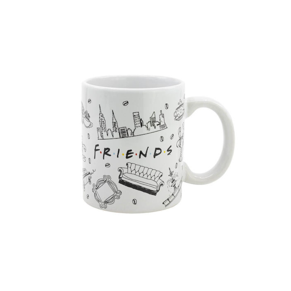 Stor Gift Box Κούπα Κεραμική Λευκή FRIENDS 325ml