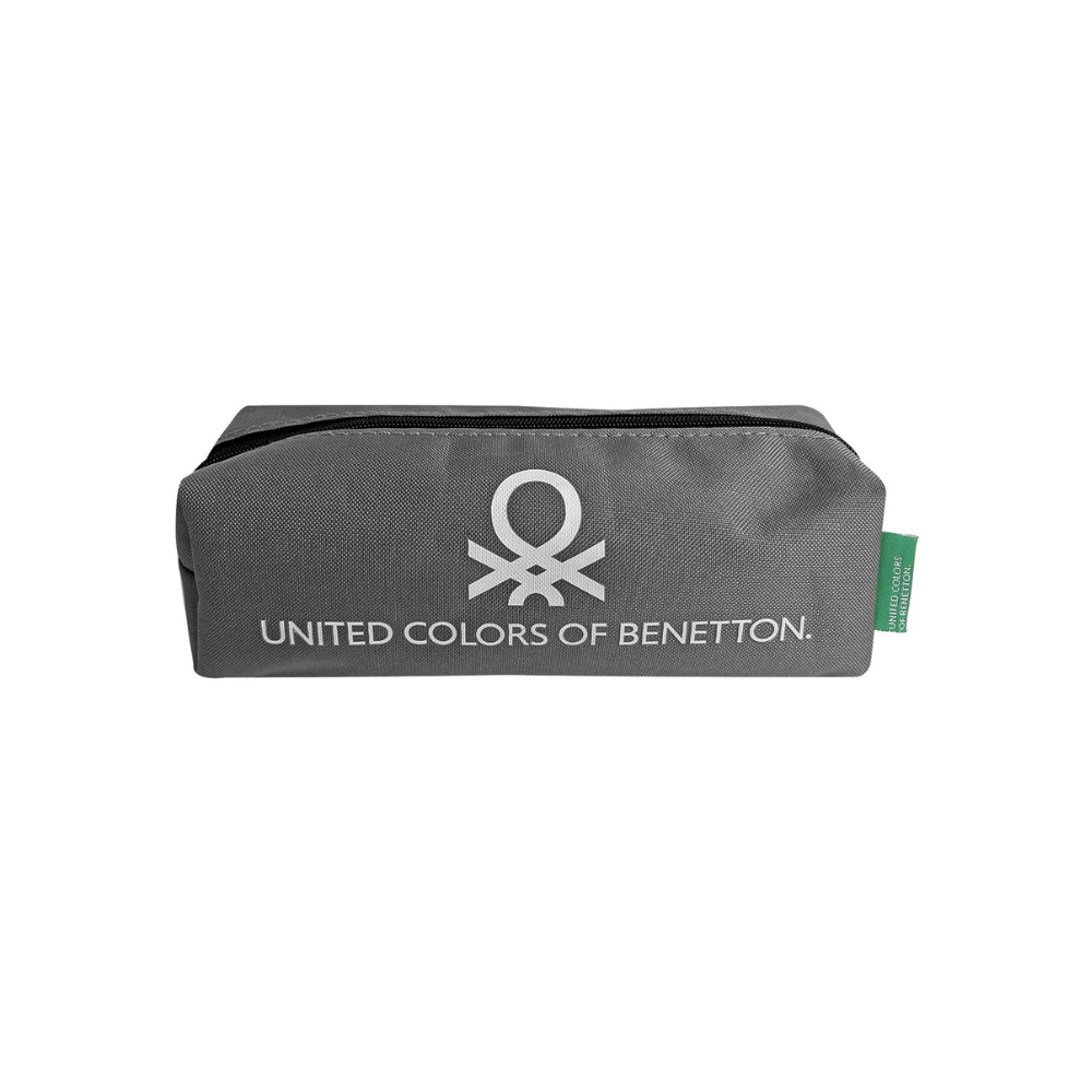 Κασετίνα Γκρι United Colors of Benetton 20x6cm