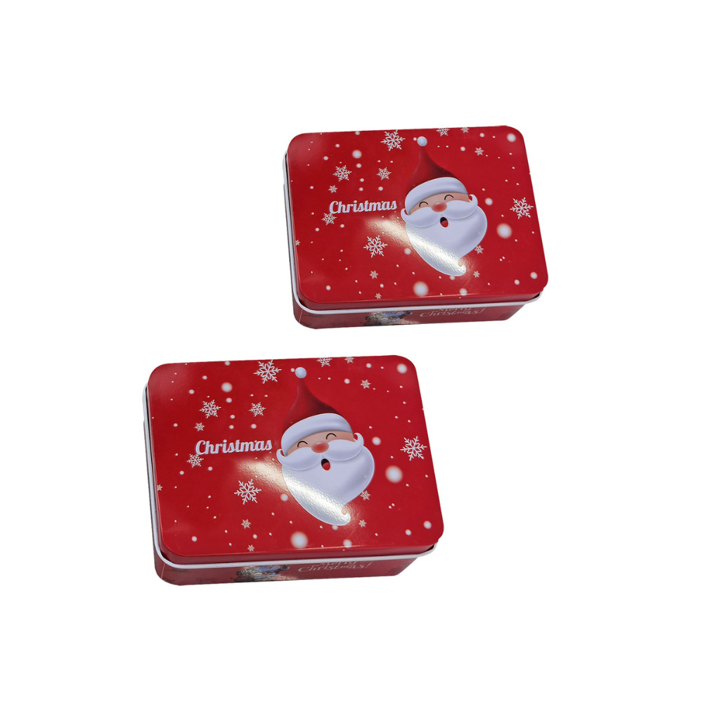 Σετ Κουτιά Μεταλλικά Xmas 2 τεμαχίων