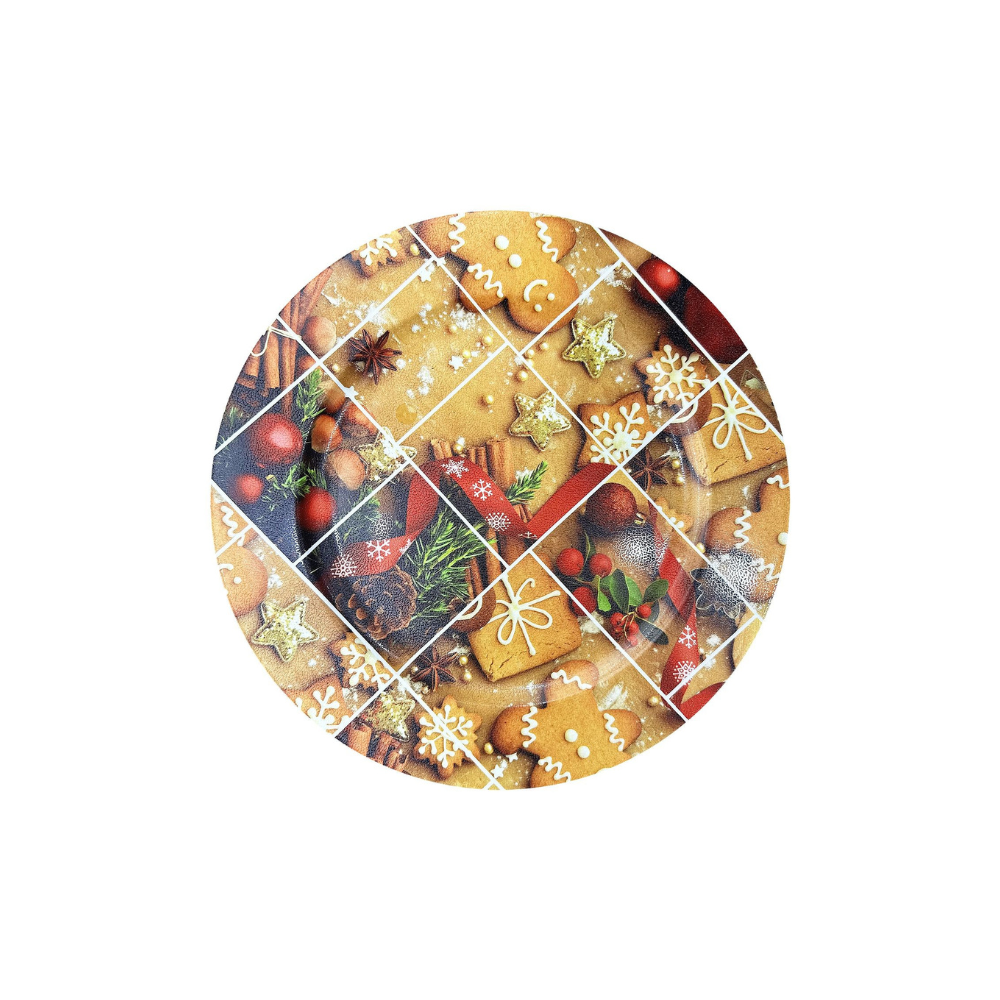 Δίσκος Χριστουγεννιάτικος Πλαστικός ø31cm (93-3854)