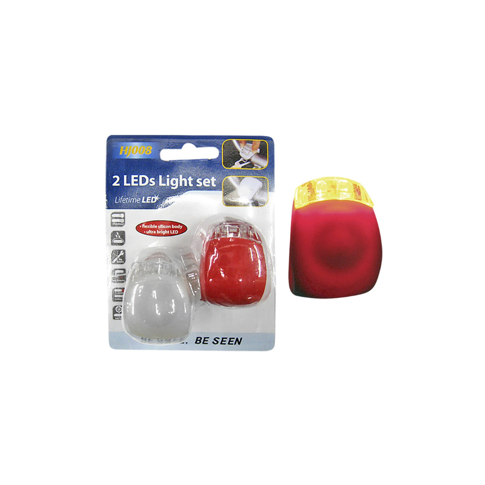 HOMie Σετ Φώτα Ποδηλάτου Silicon LED (96-419)