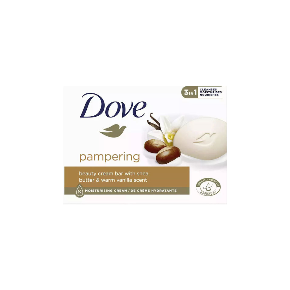 Dove Pampering - Shea Butter & Warm Vanilla Μπάρα Σαπουνιού 90gr