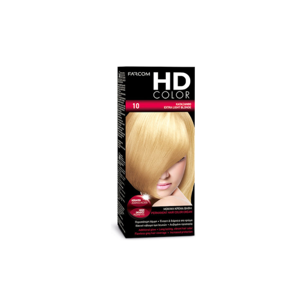 HD COLOR ΣΕΤ ΒΑΦΗΣ 60ML 10-ΚΑΤΑΞΑΝΘΟ