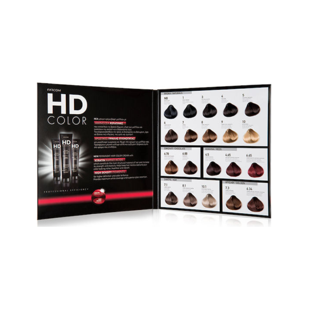HD COLOR ΣΕΤ ΒΑΦΗΣ 60ML 3-ΚΑΣΤΑΝΟ ΣΚΟΥΡΟ