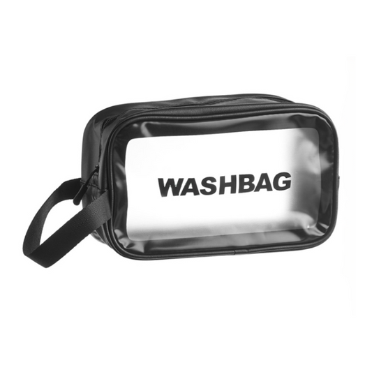 Διάφανο νεσεσέρ Washbag 25Χ15εκ μαύρο