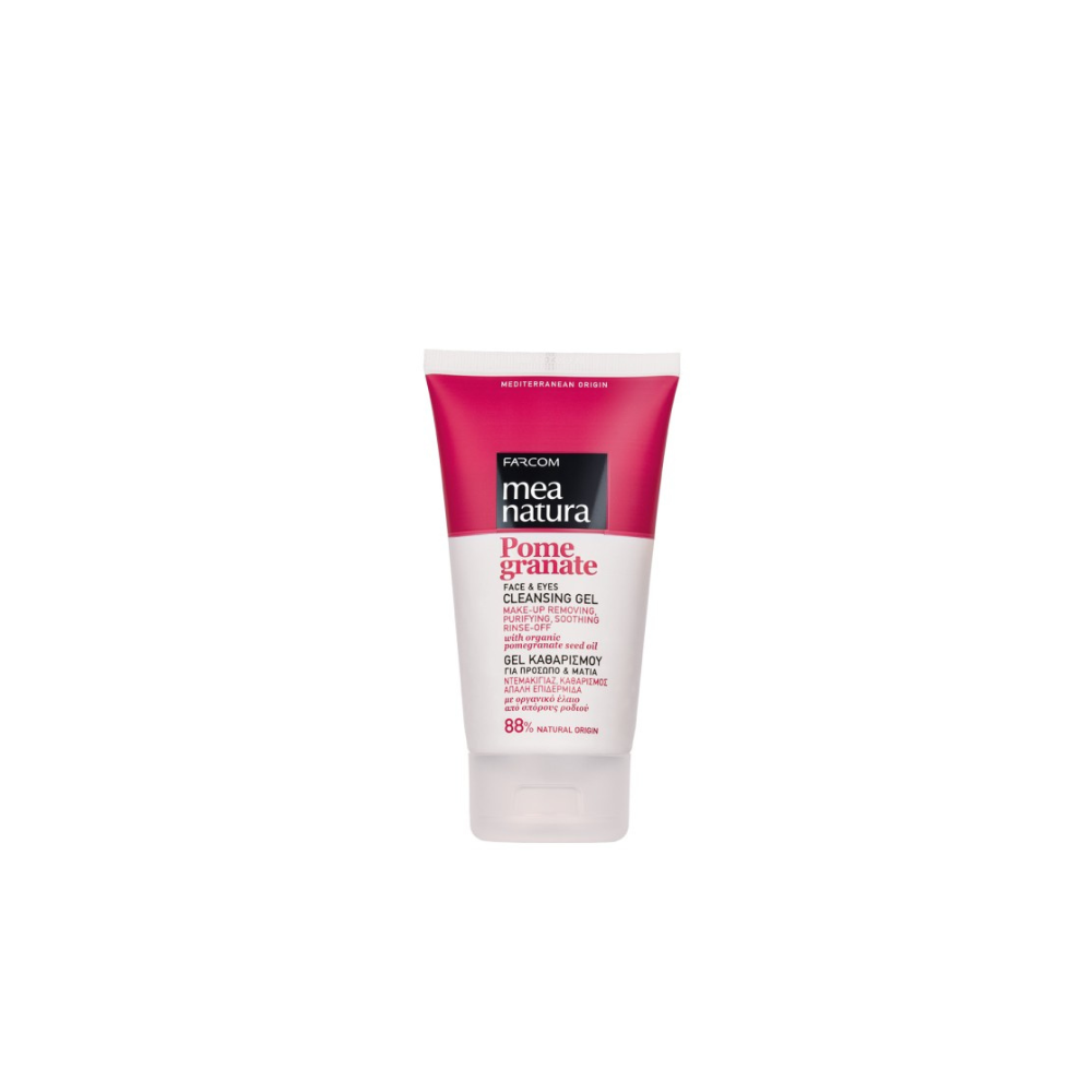 MEA NATURA Pomegranate Gel Καθαρισμού Προσώπου και Ματιών 150 ml