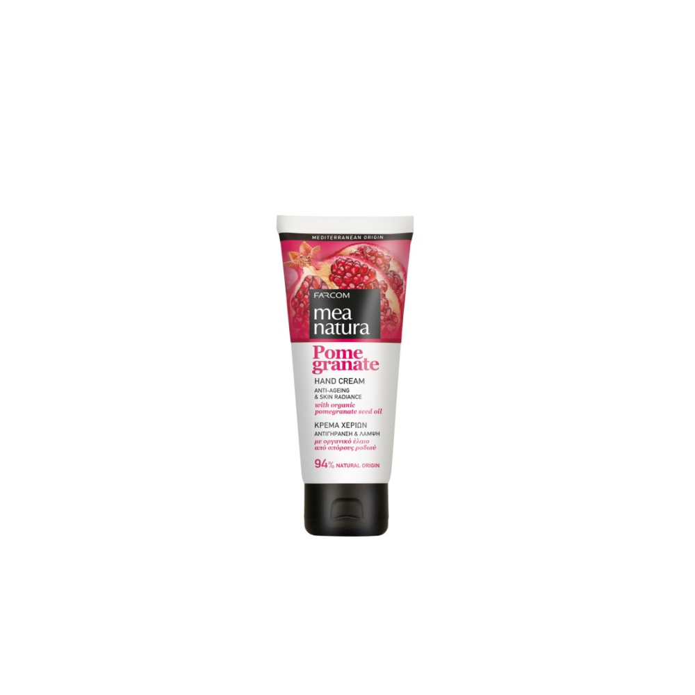 Mea Natura Pomegranate Ενυδατική και Αντιγηραντική Κρέμα Χεριών 100ml