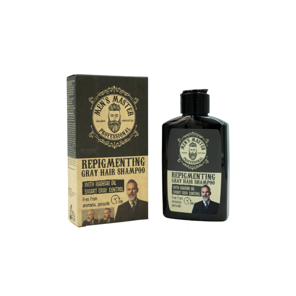 Men’s Master Repigmenting – Σαμπουάν Επαναφοράς Χρώματος για Γκρίζα Μαλλιά (Smart Gray Control)