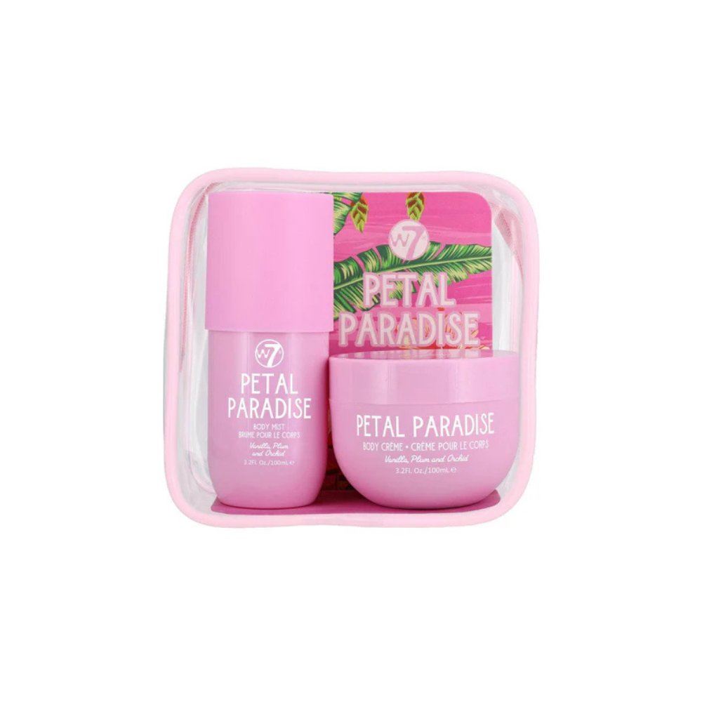 W7 Body Mist & Body Cream Travel Set - Petal Paradise