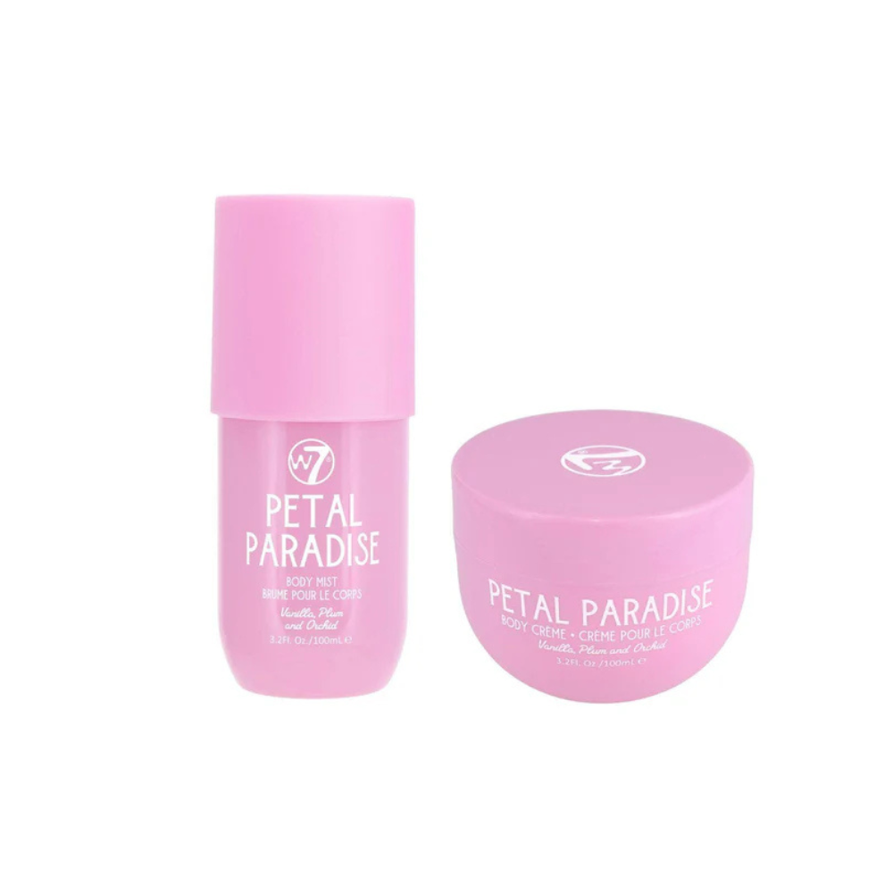 W7 Body Mist & Body Cream Travel Set - Petal Paradise