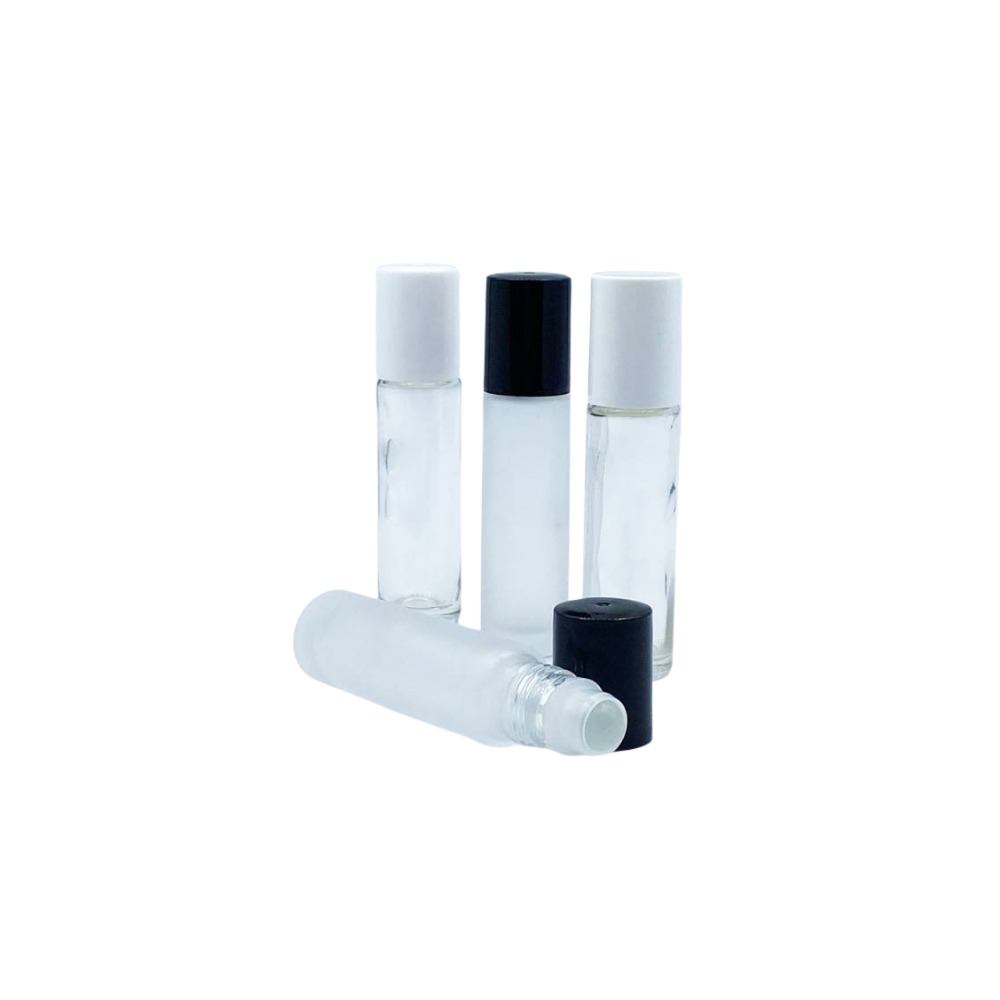 Roll on 12 ml ματ με μαύρο καπάκι