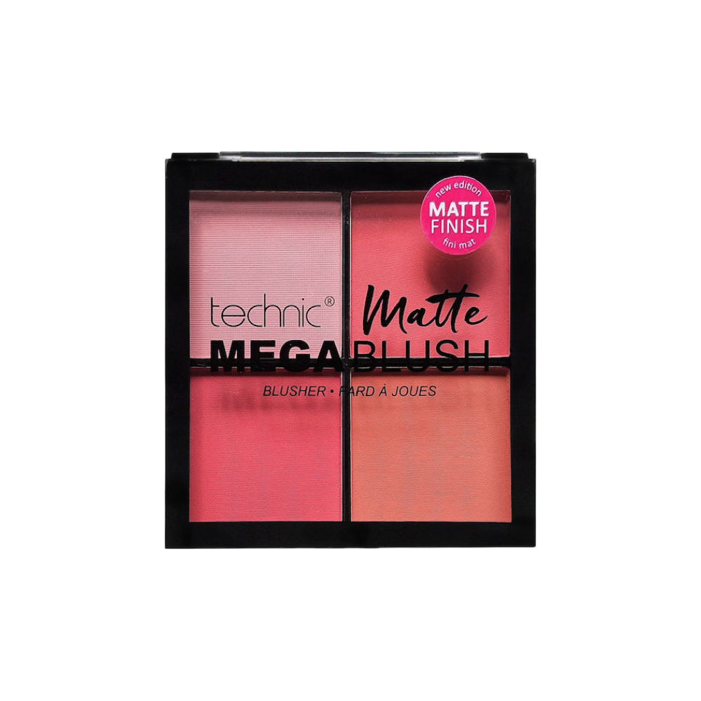 Technic Mega Matte Blush - Παλέτα Ρουζ 4 Αποχρώσεων