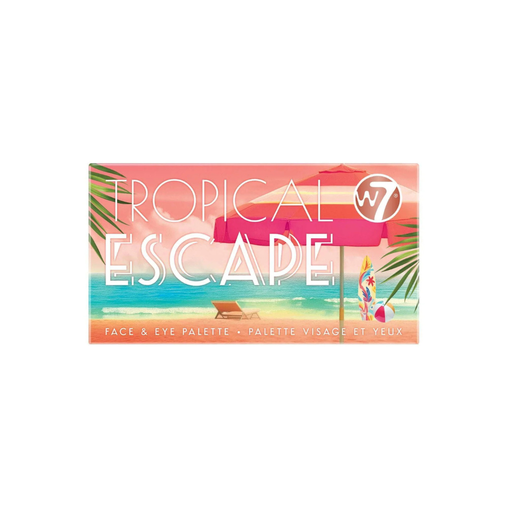 W7 Tropical Escape – Face & Eye Palette (Sunset Edition)