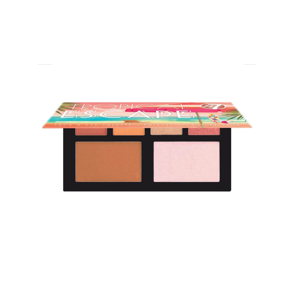W7 Tropical Escape – Face & Eye Palette (Sunset Edition)