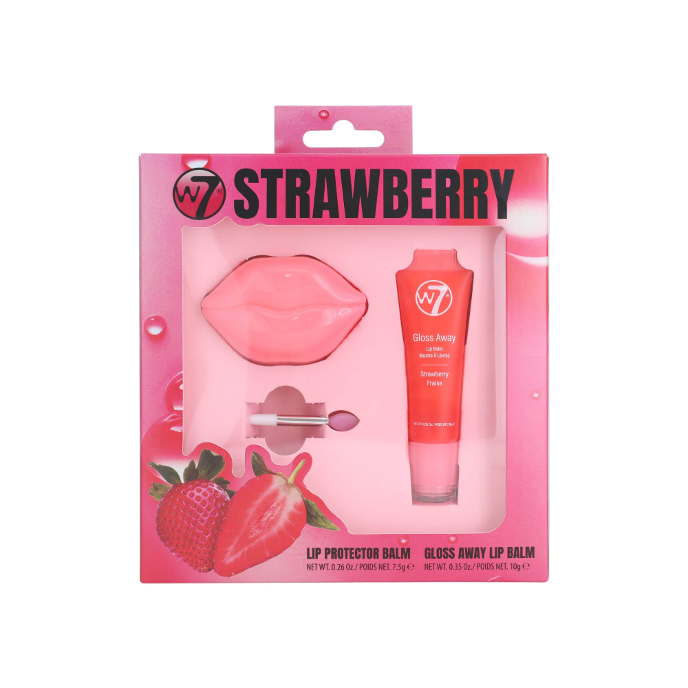 W7 Lip Care Gift Set Kit - Strawberry
