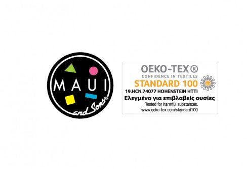 Maui & Sons Original Serf Πετσέτα Σώματος Microfiber Γκρι 180x90εκ.