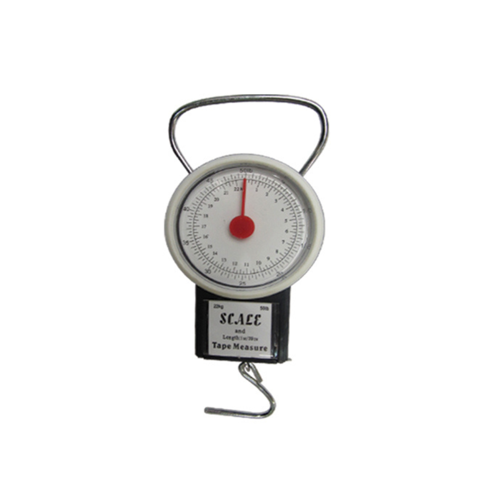 Ζυγαριά αναλογική κρεμαστή 22kg & μετροταινία [00402307]
