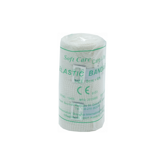Soft Care Ελαστικοί Επίδεσμοι 8cmx4m