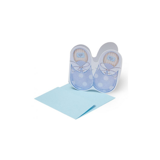 Legami Ευχετήρια Κάρτα Baby Shoes Boy 7,5x7,5 εκ.