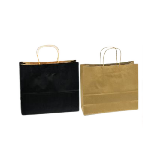 Paperpack Χάρτινη Τσάντα με Στριφτό Χερούλι 32cmx26cmx12cm (12 τεμάχια) (0402100)