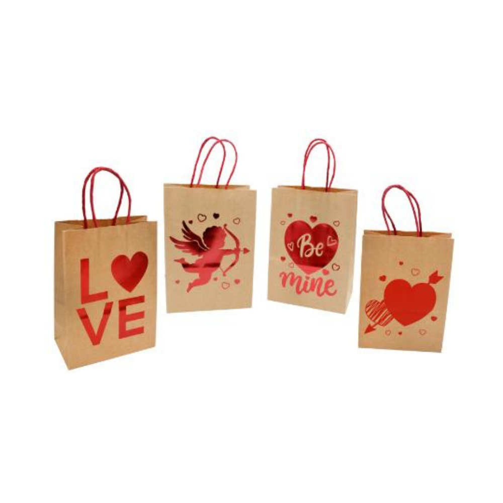 Τσάντα Δώρου Χάρτινη 21cm σε 4 σχέδια (0402352)