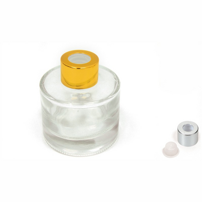 Μπουκαλάκι γυάλινο για αρωματικό χώρου κύλινδρος 100 ml μαύρο (0503268)