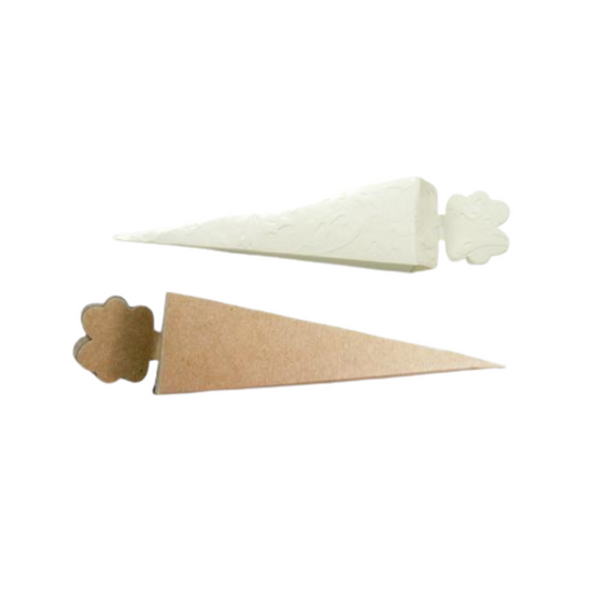 Χάρτινο Χωνί 4cm x 4cm x 15.5cm 12τμχ (0517640)